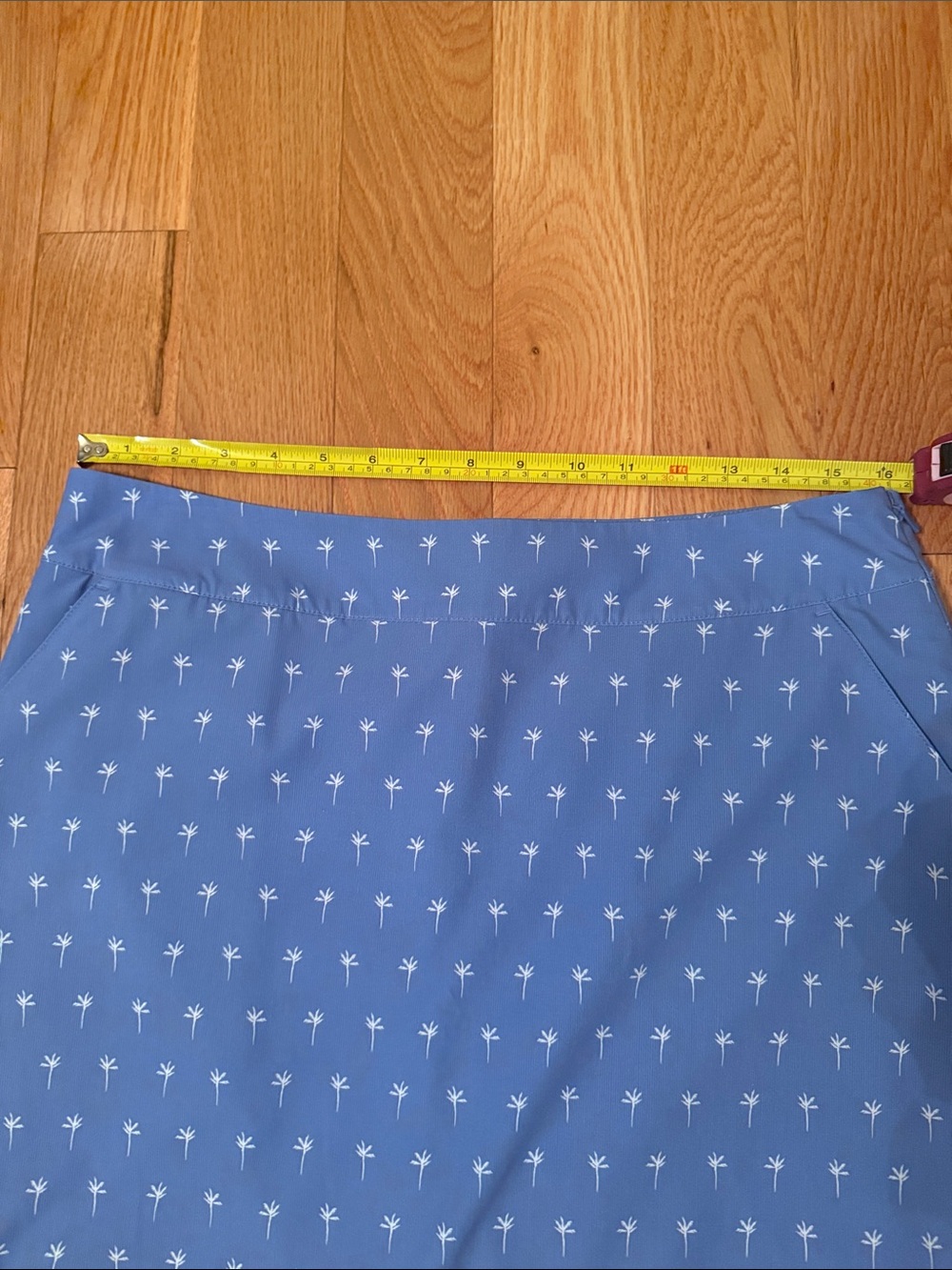 💕EUC Vineyard Vines Purple Mini Skort with White Palm Print - Picture 8 of 9